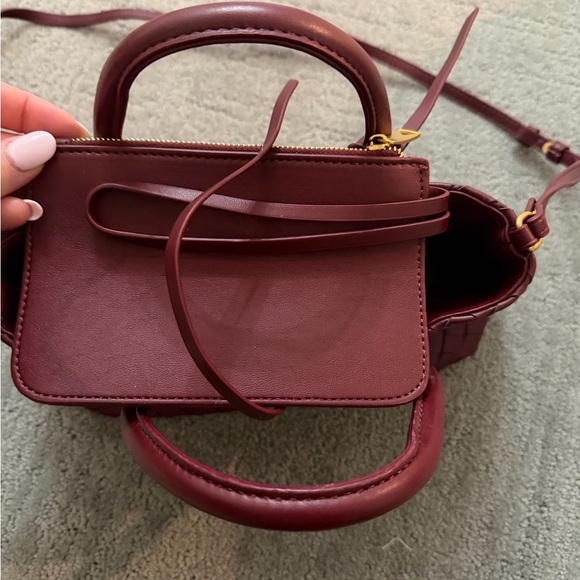 Anthropologie Top Handle Woven Bag - Picture 6 of 6